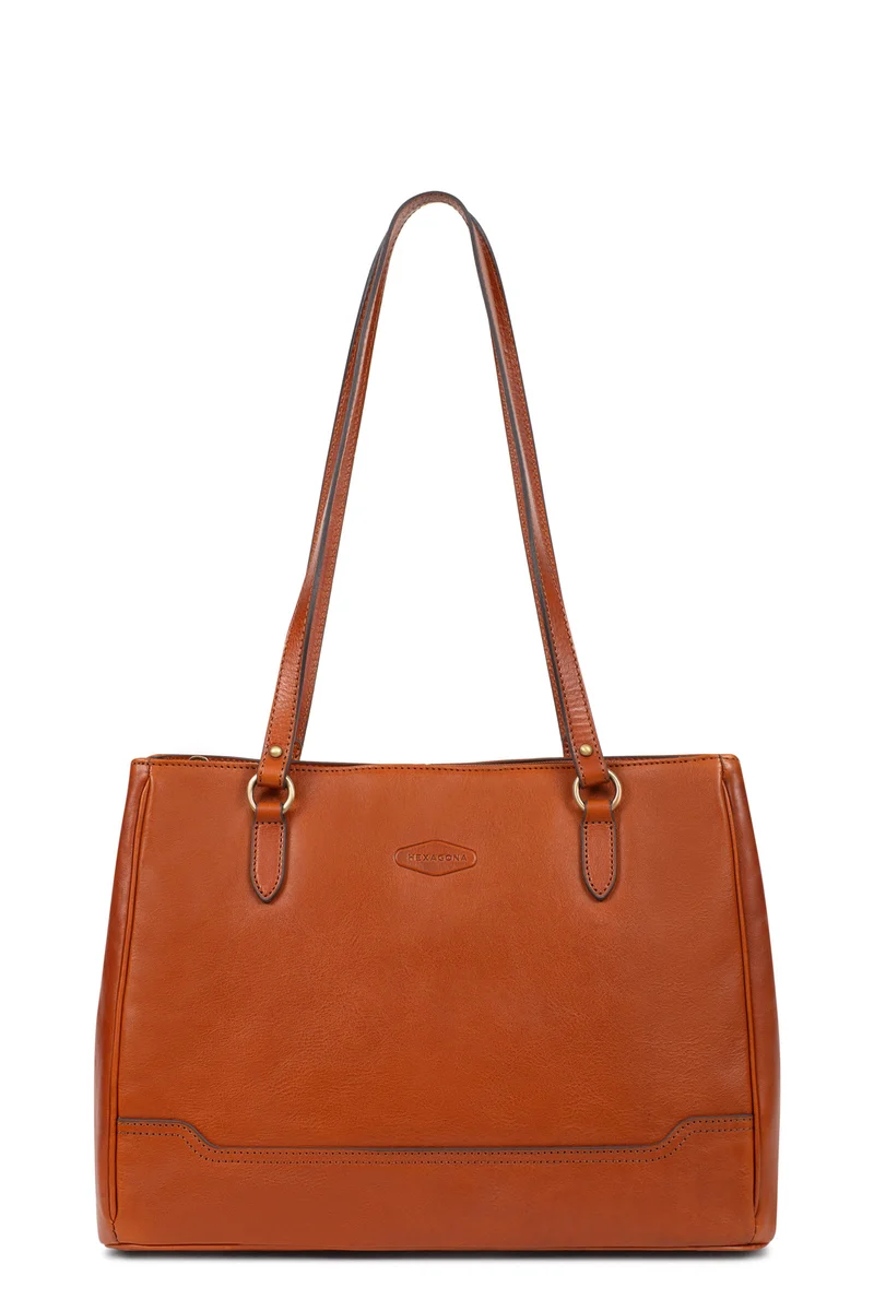 Sac porté épaule 2 anses - A4 - Cuir