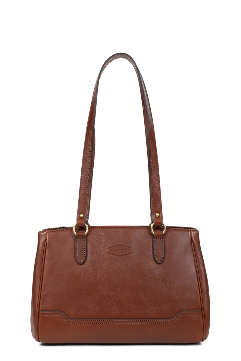 Sac porté épaule 2 anses - Cuir