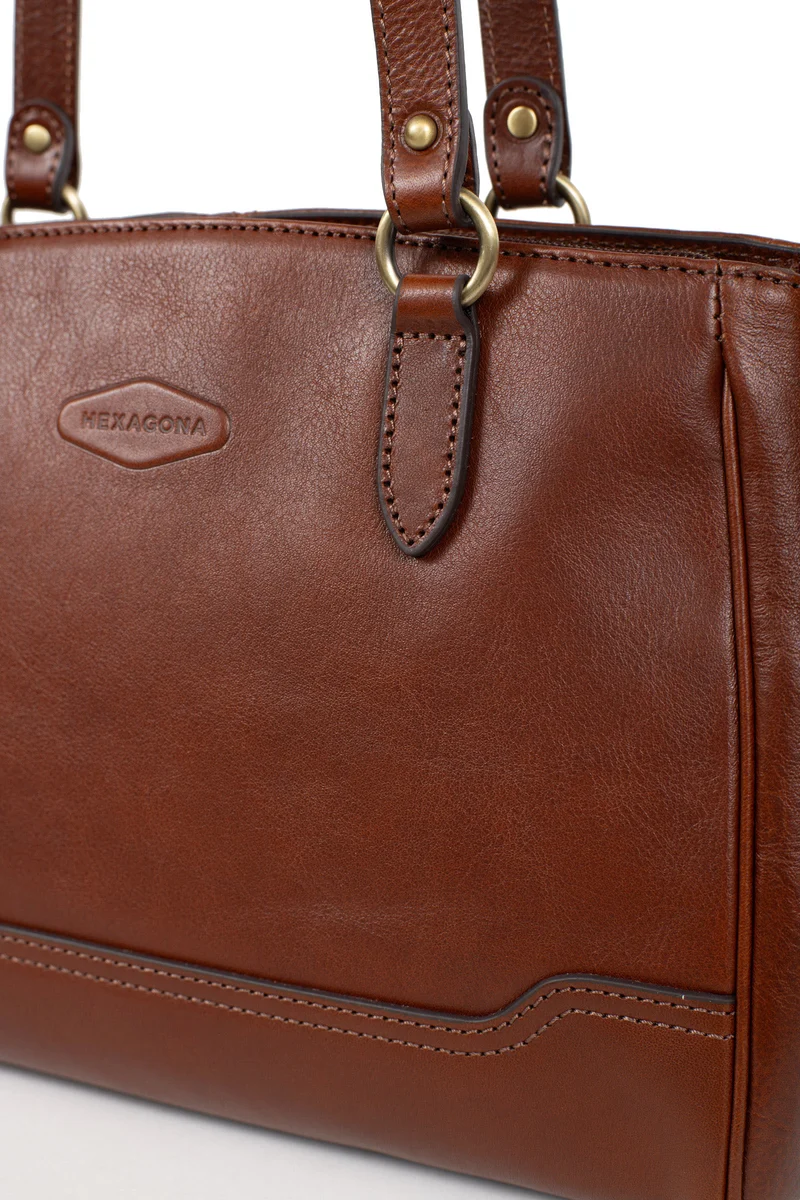 Sac porté épaule 2 anses - Cuir