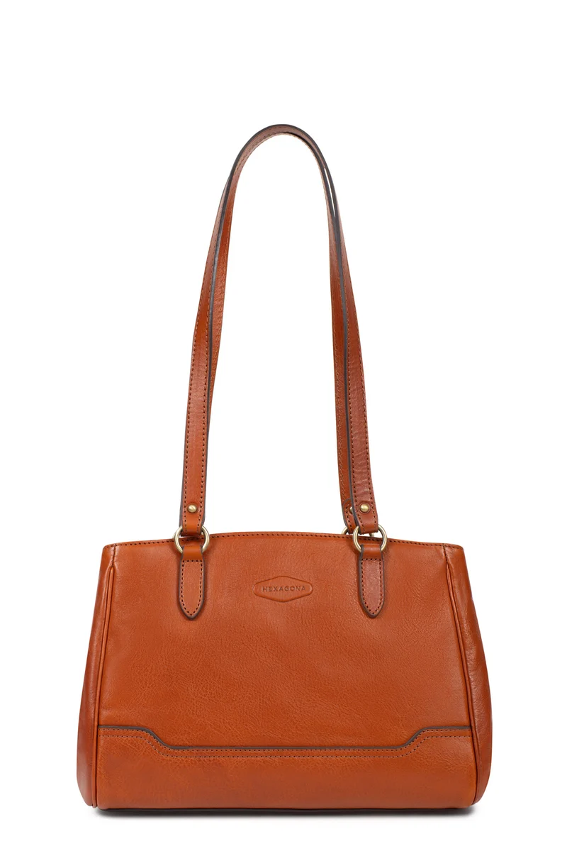 Sac porté épaule 2 anses - Cuir