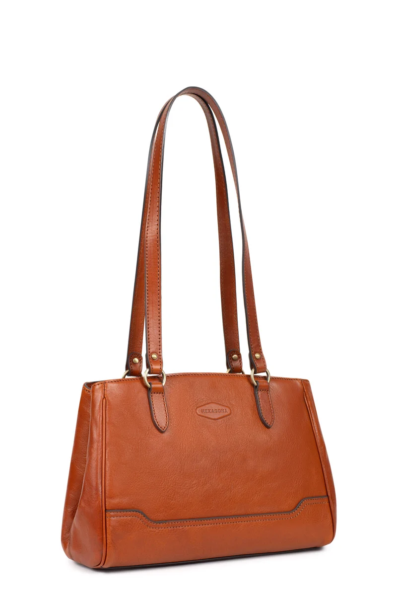 Sac porté épaule 2 anses - Cuir