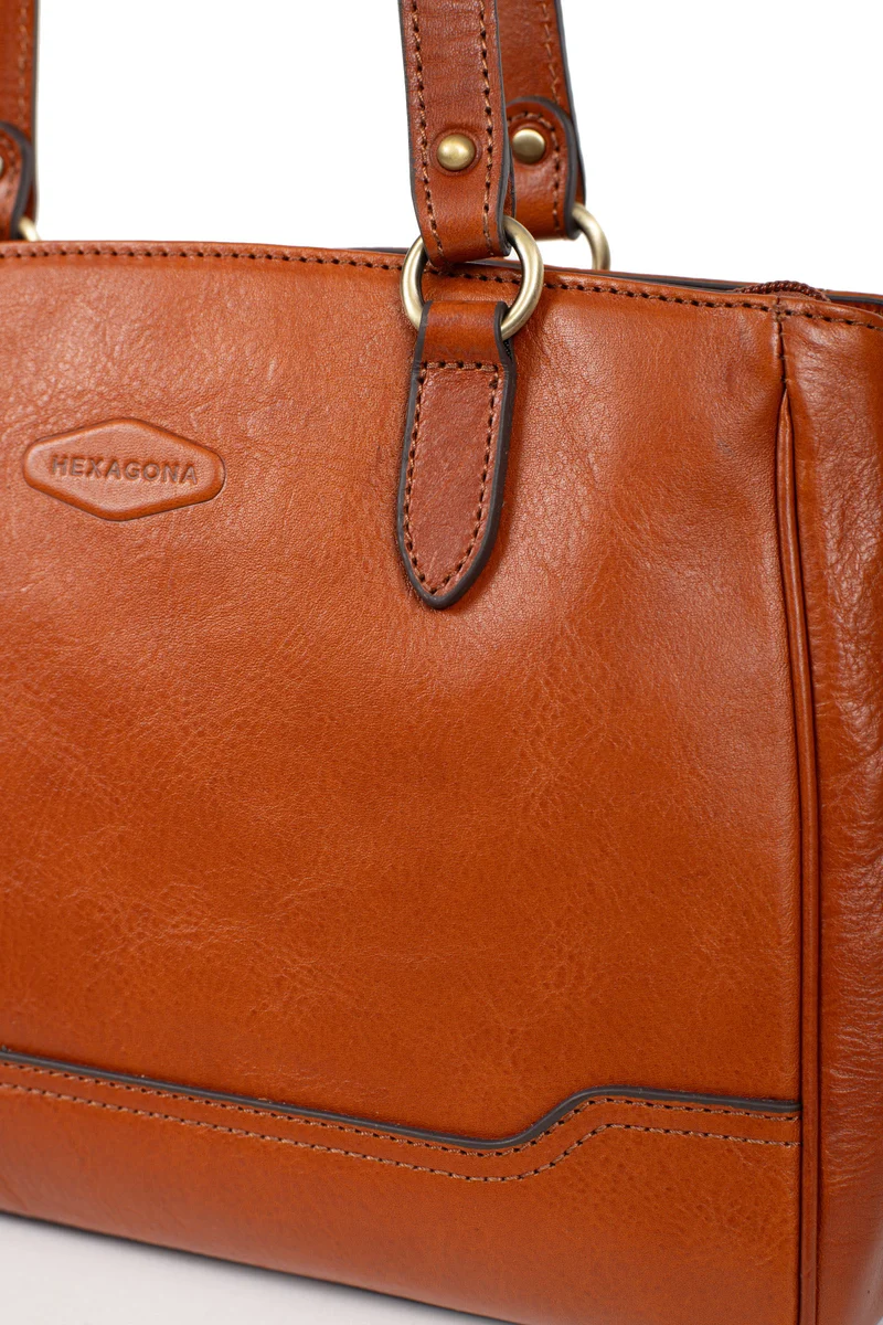 Sac porté épaule 2 anses - Cuir