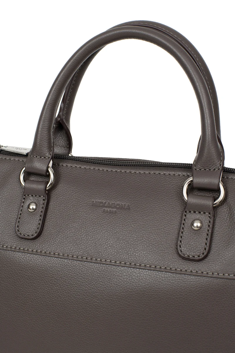 Sac porté main 2 poignées - Cuir