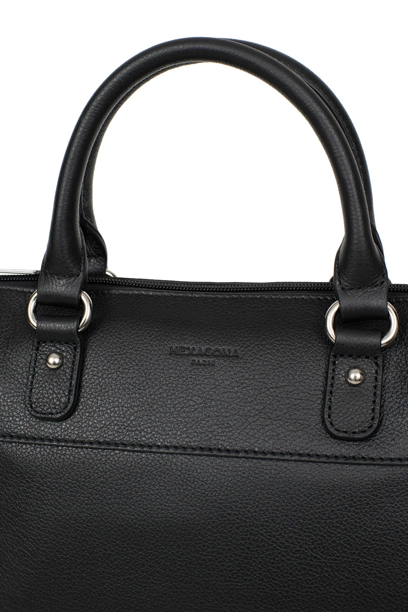 Sac porté main 2 poignées - Cuir