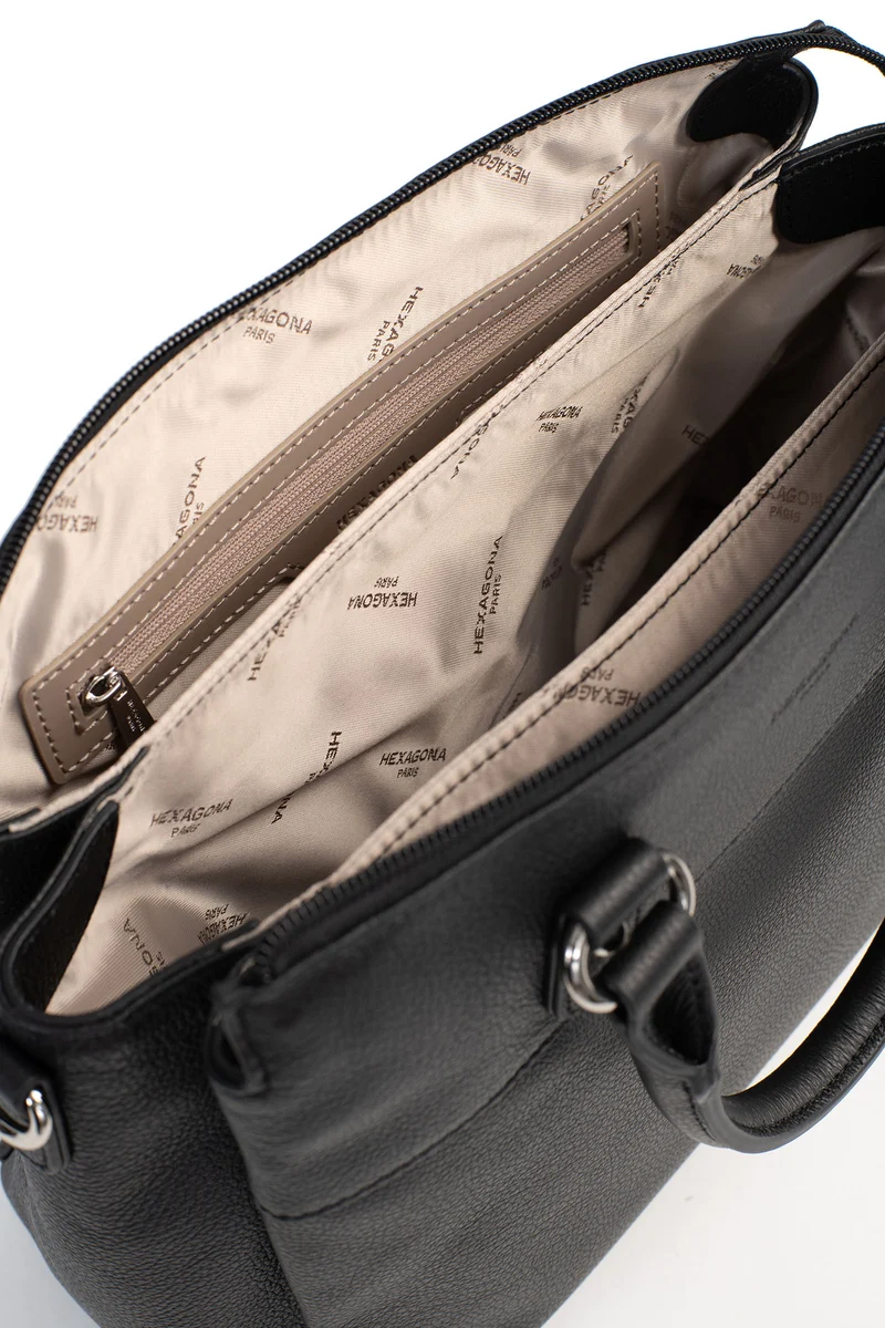 Sac porté main 2 poignées - Cuir