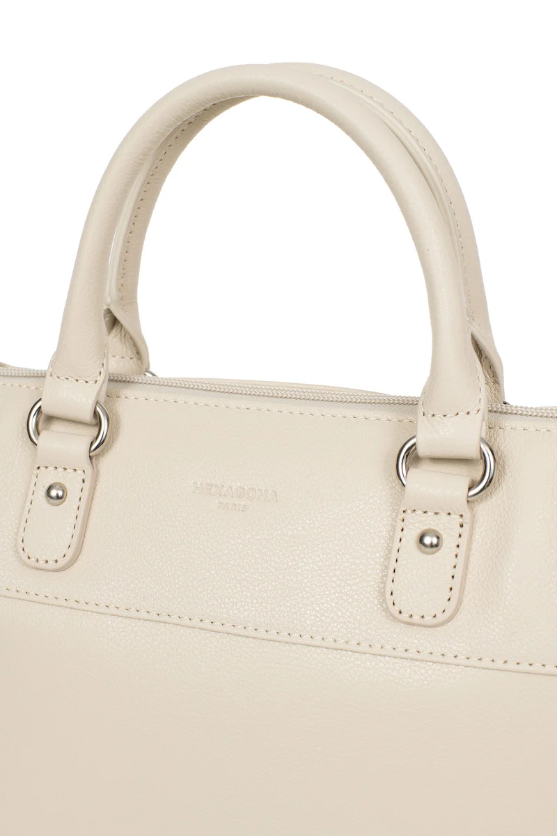 Sac porté main 2 poignées - Cuir