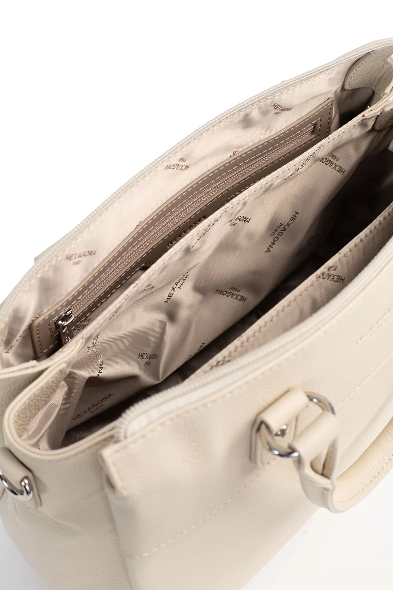 Sac porté main 2 poignées - Cuir