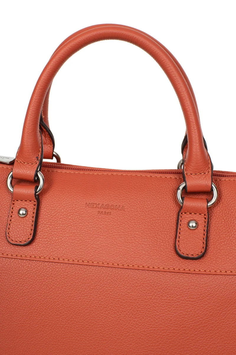 Sac porté main 2 poignées - Cuir