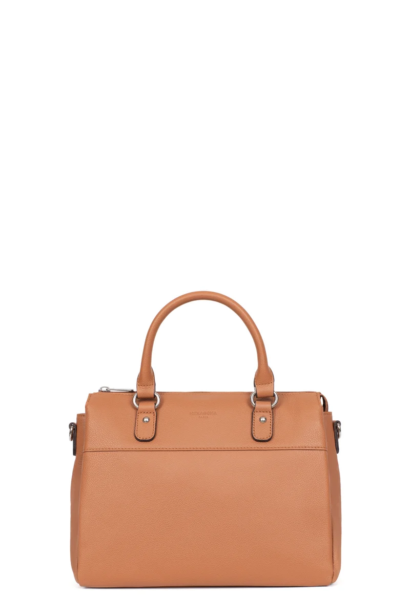 Sac porté main 2 poignées - Cuir
