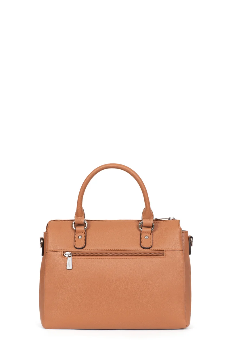 Sac porté main 2 poignées - Cuir