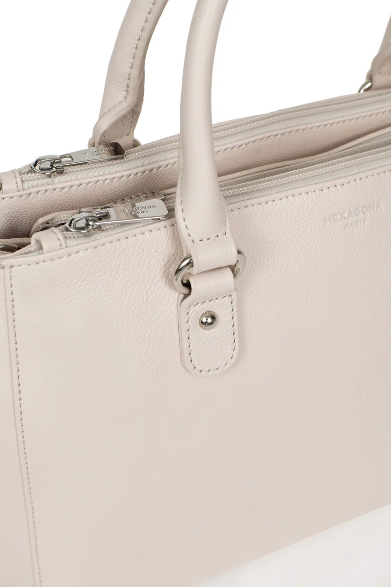 Sac porté main 2 poignées - A4 - Cuir