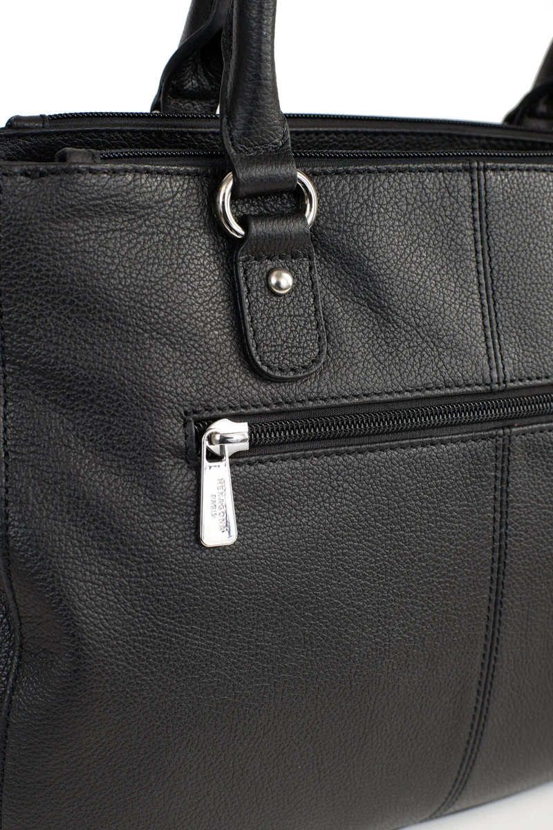 Sac porté main 2 poignées - A4 - Cuir