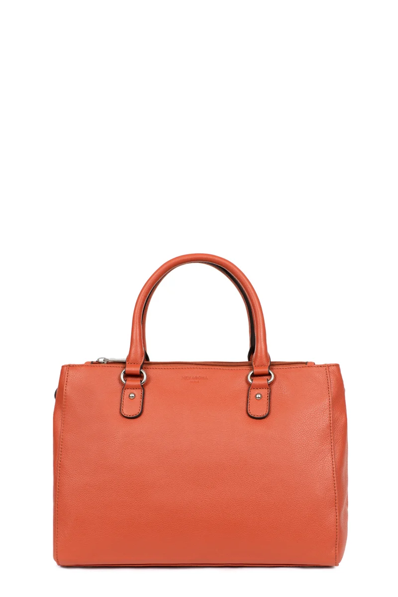 Sac porté main 2 poignées - A4 - Cuir