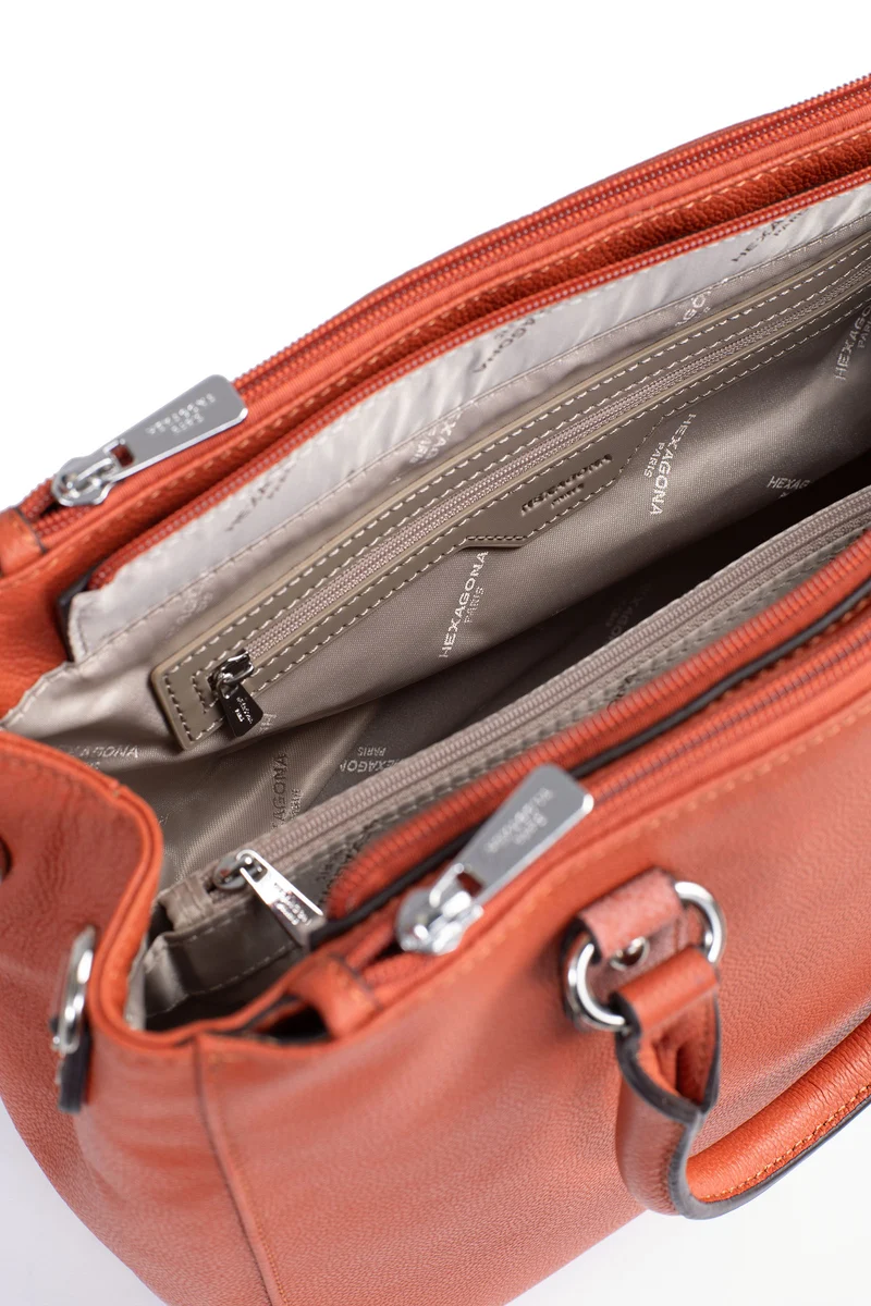 Sac porté main 2 poignées - A4 - Cuir