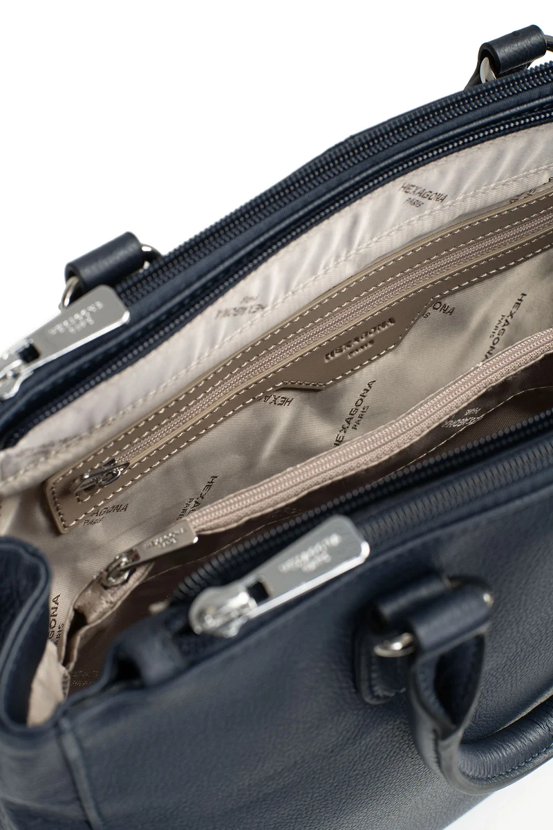 Sac porté main 2 poignées - A4 - Cuir