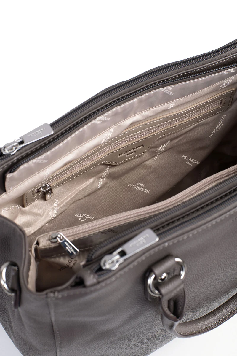 Sac porté main 2 poignées - A4 - Cuir
