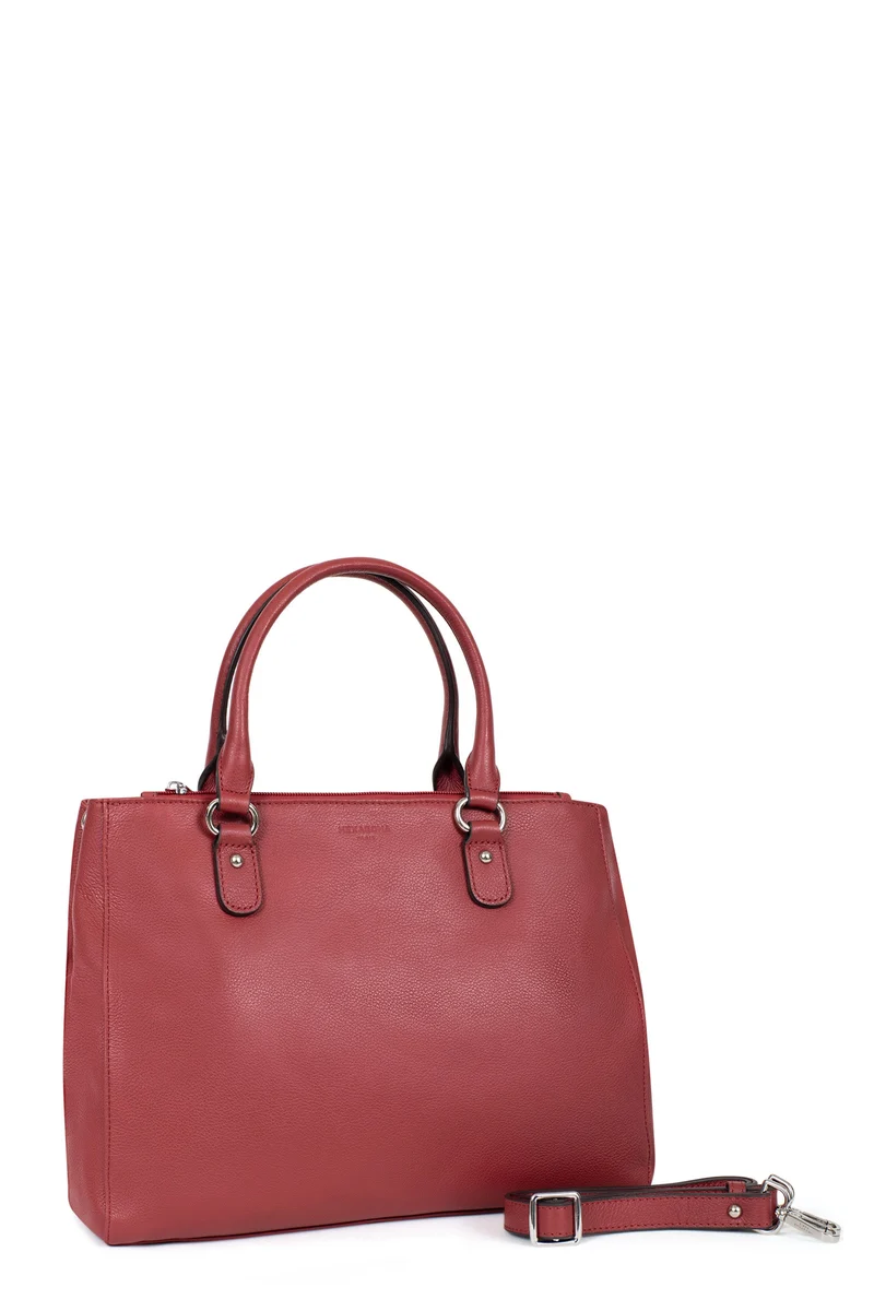 Sac porté main 2 poignées - A4 - Cuir
