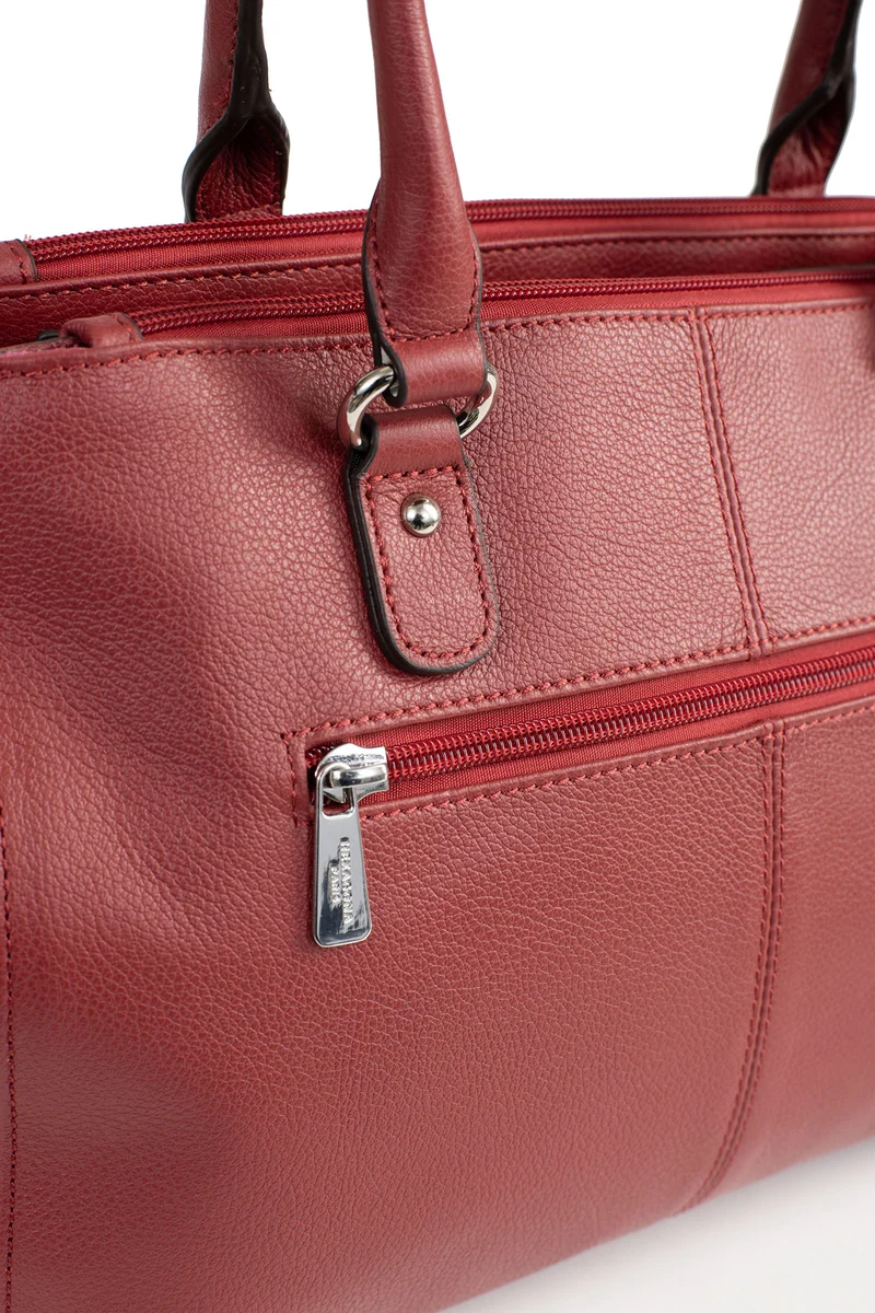 Sac porté main 2 poignées - A4 - Cuir