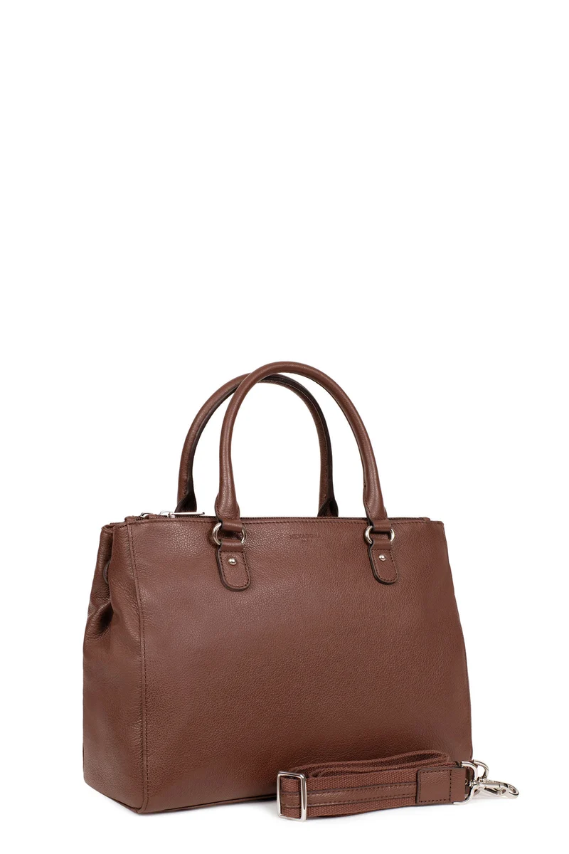 Sac porté main 2 poignées - A4 - Cuir