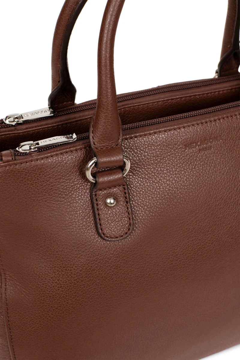 Sac porté main 2 poignées - A4 - Cuir