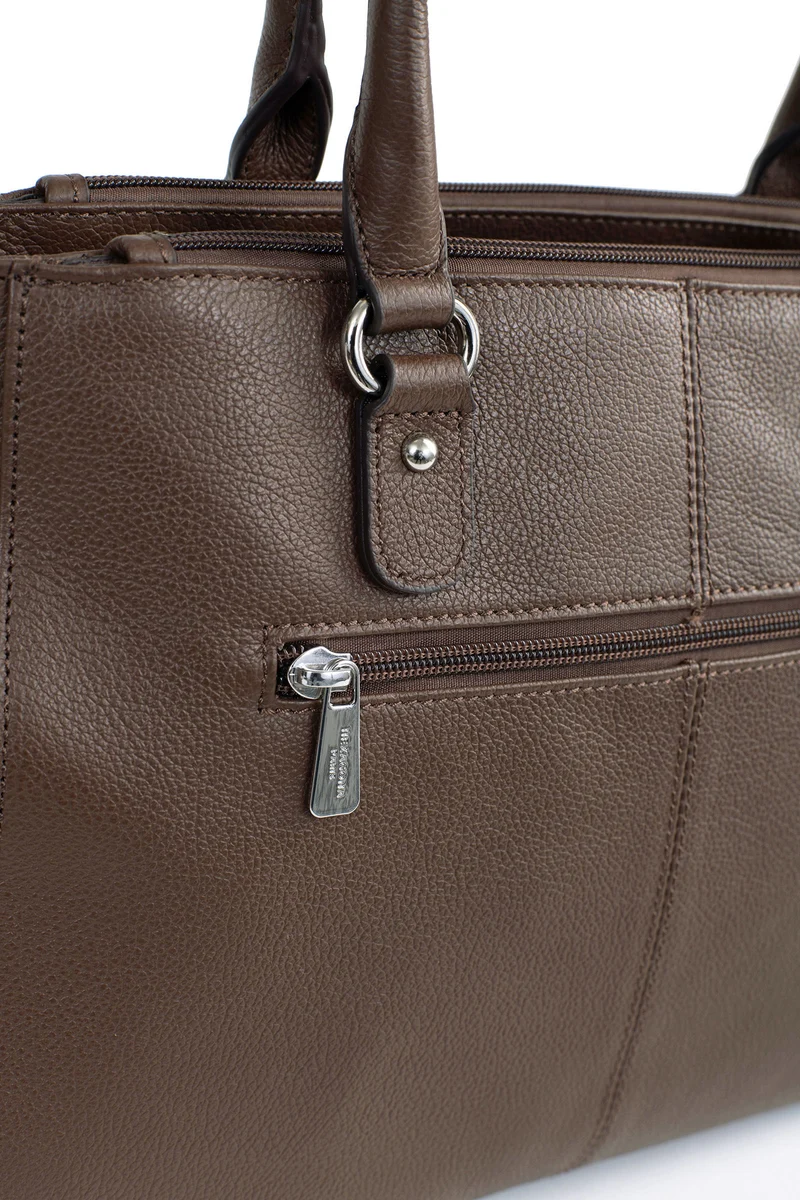 Sac porté main 2 poignées - A4 - Cuir