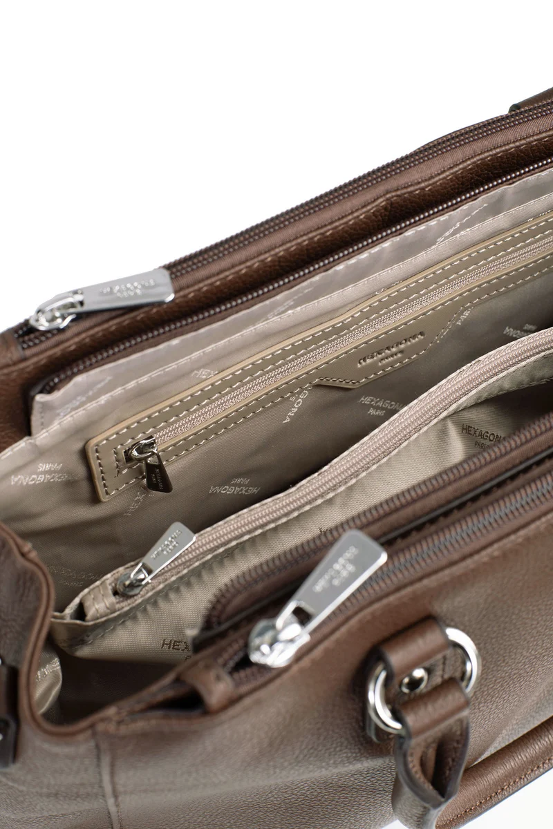 Sac porté main 2 poignées - A4 - Cuir
