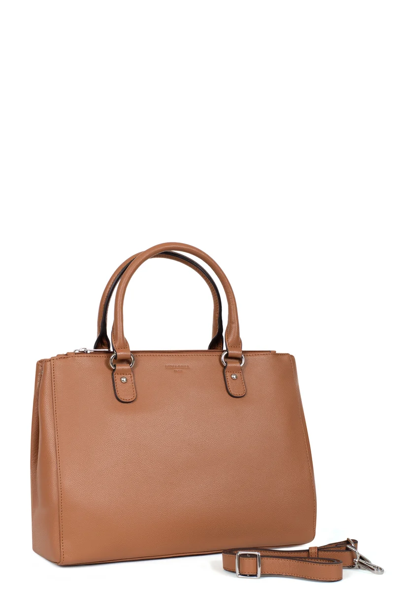 Sac porté main 2 poignées - A4 - Cuir