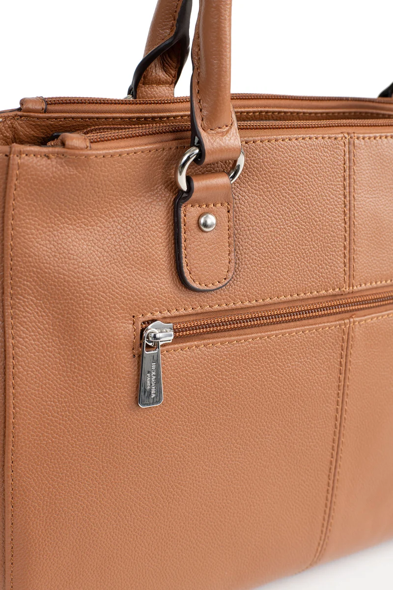 Sac porté main 2 poignées - A4 - Cuir