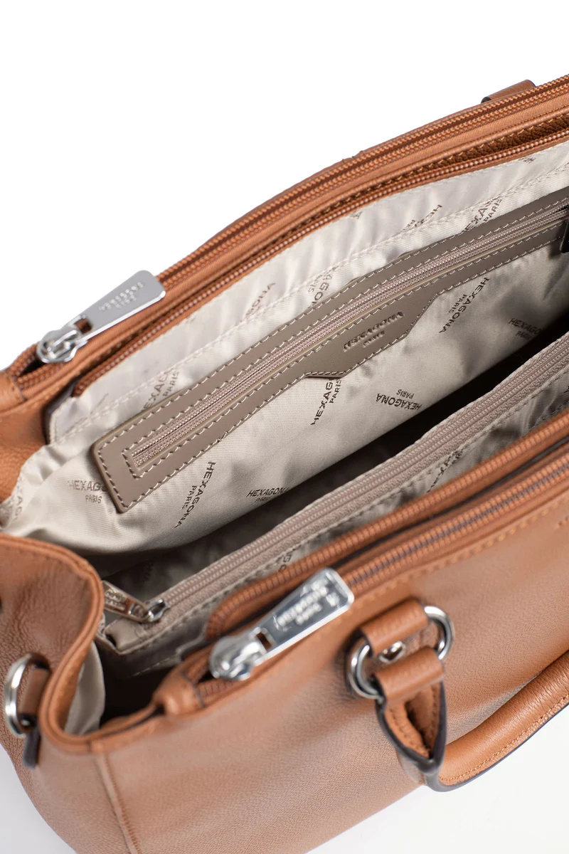 Sac porté main 2 poignées - A4 - Cuir