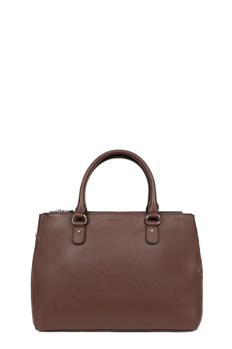 Sac porté main 2 poignées - A4 - Cuir