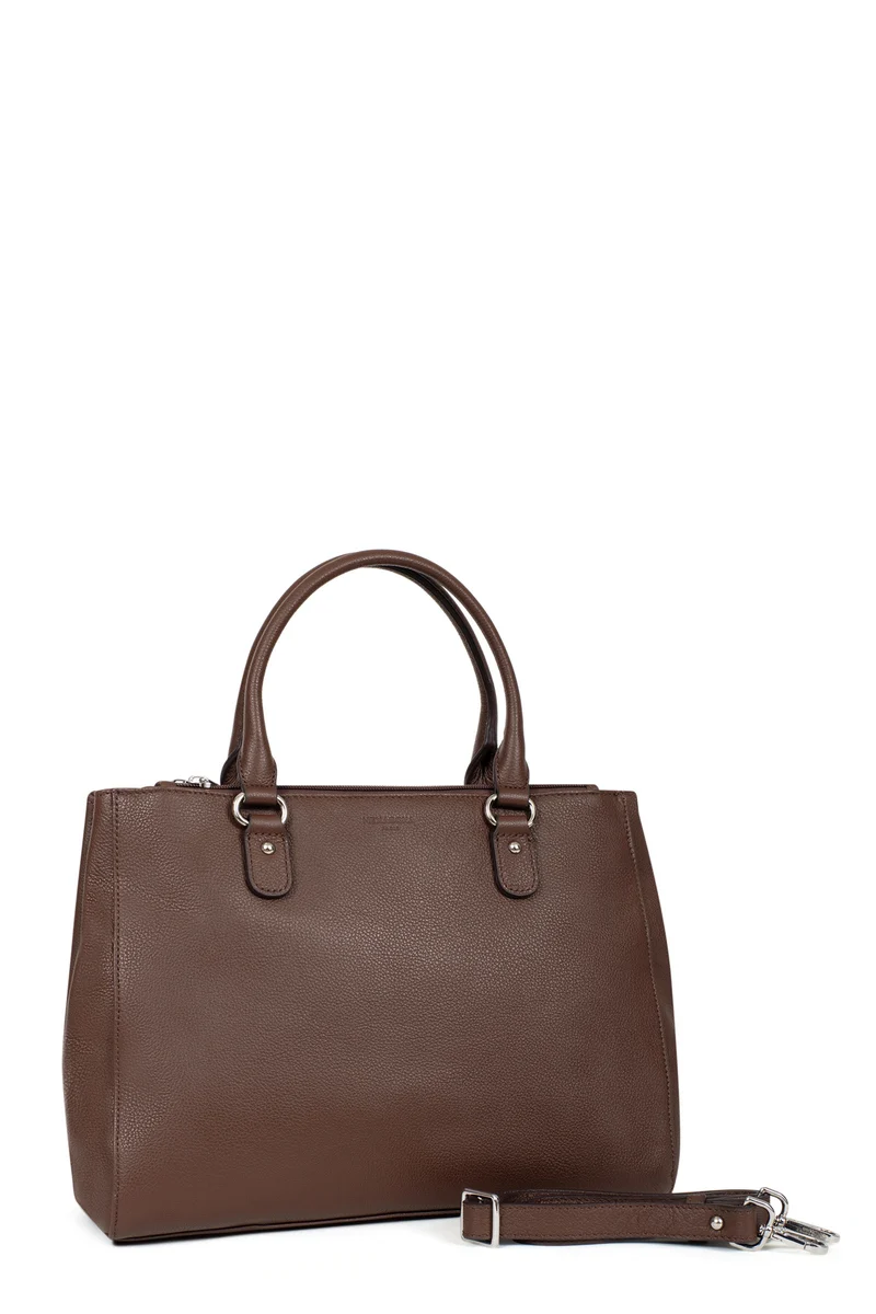 Sac porté main 2 poignées - A4 - Cuir
