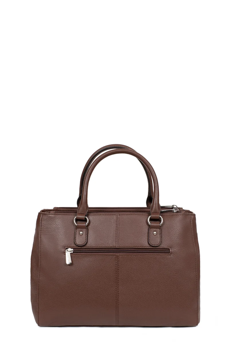 Sac porté main 2 poignées - A4 - Cuir