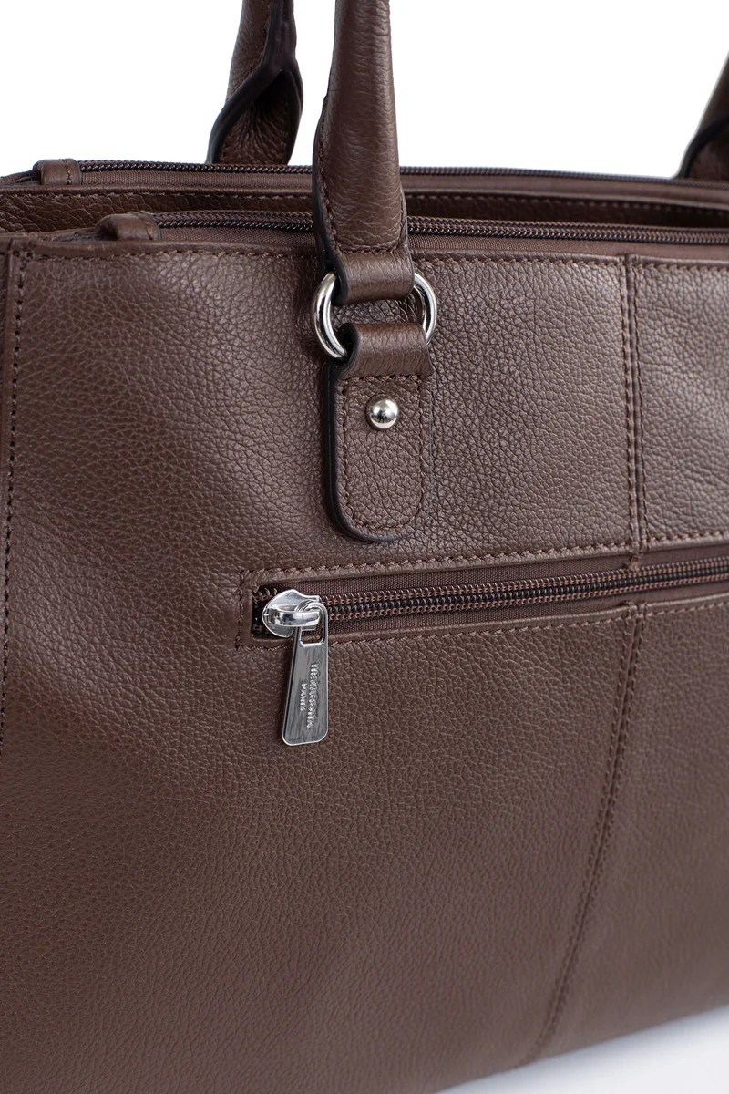 Sac porté main 2 poignées - A4 - Cuir