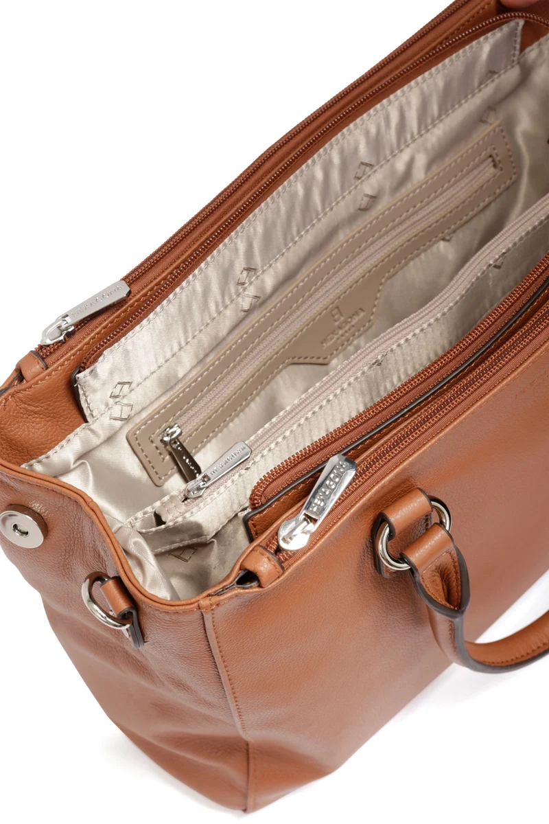 Sac porté main 2 poignées - A4 - Cuir