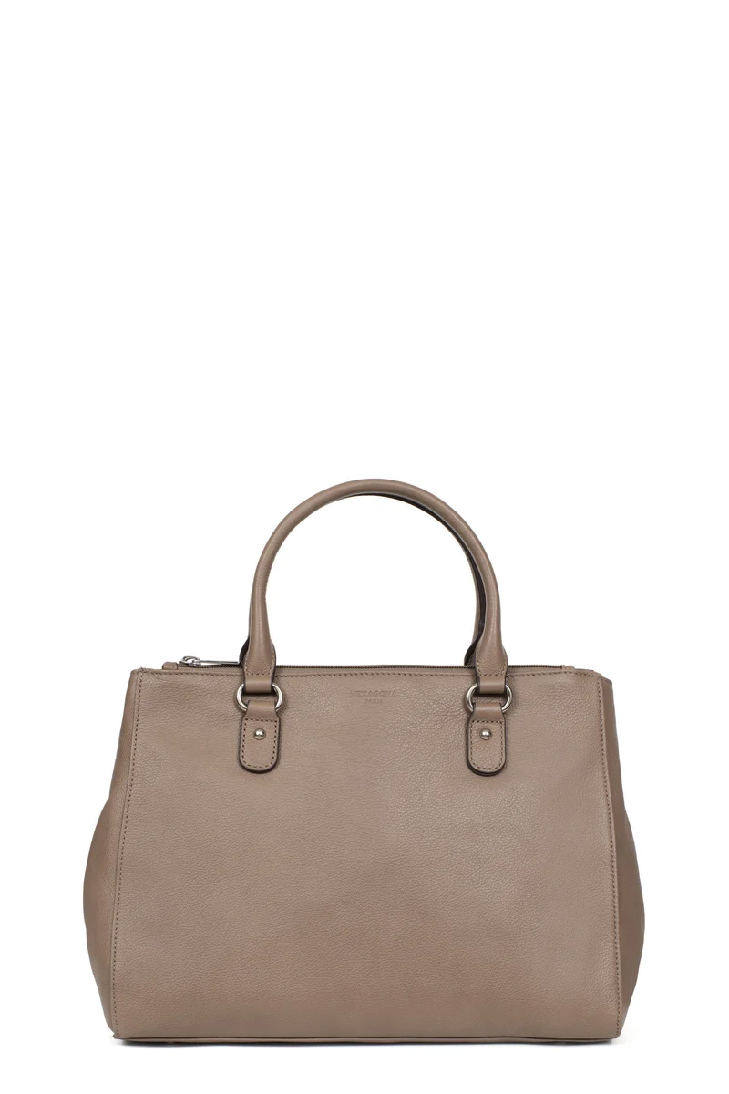 Sac porté main 2 poignées - A4 - Cuir