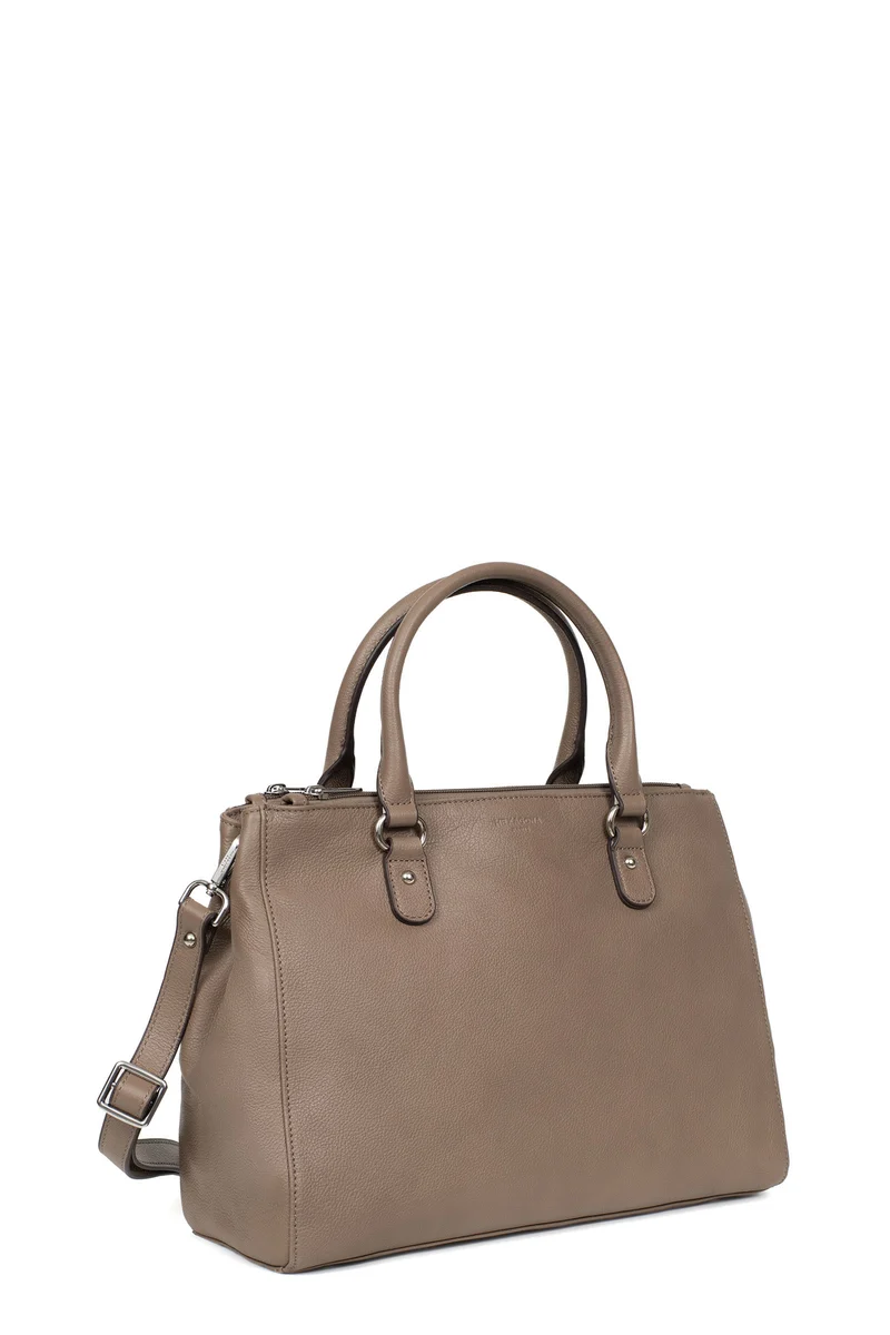 Sac porté main 2 poignées - A4 - Cuir