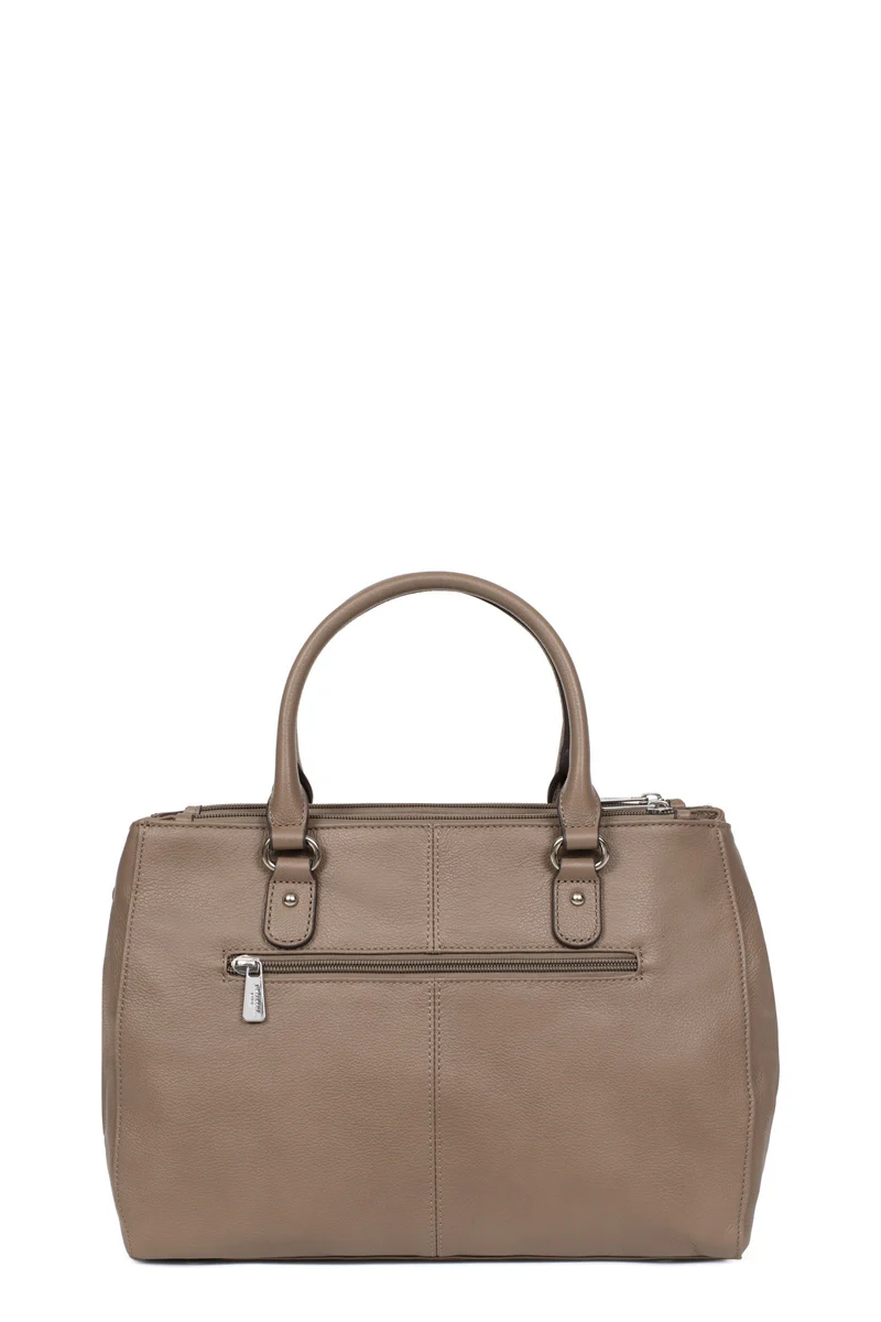 Sac porté main 2 poignées - A4 - Cuir