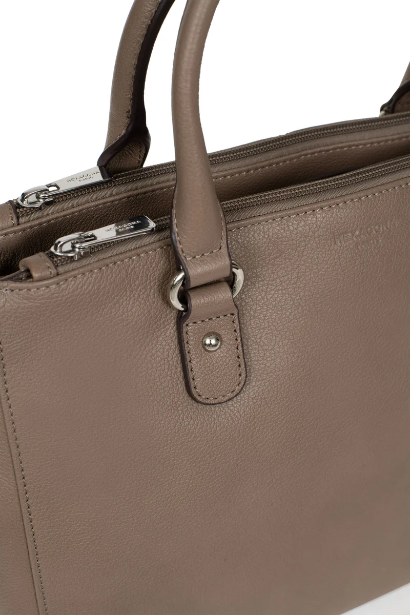 Sac porté main 2 poignées - A4 - Cuir