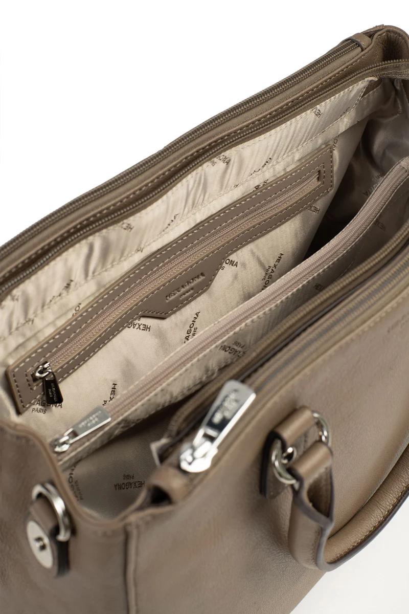 Sac porté main 2 poignées - A4 - Cuir