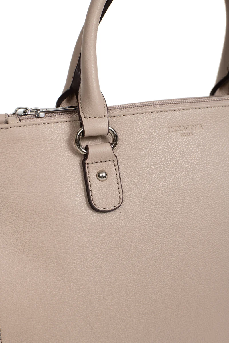 Sac porté main 2 poignées - A4 - Cuir
