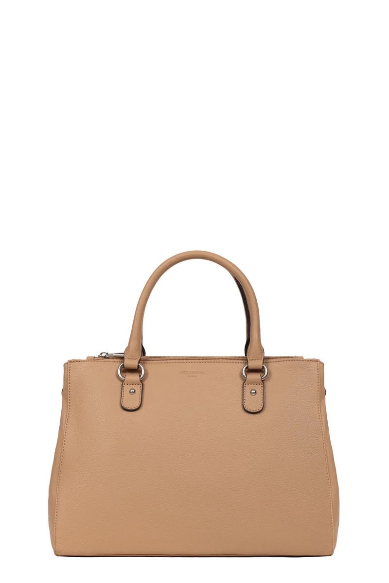 Sac porté main 2 poignées - A4 - Cuir