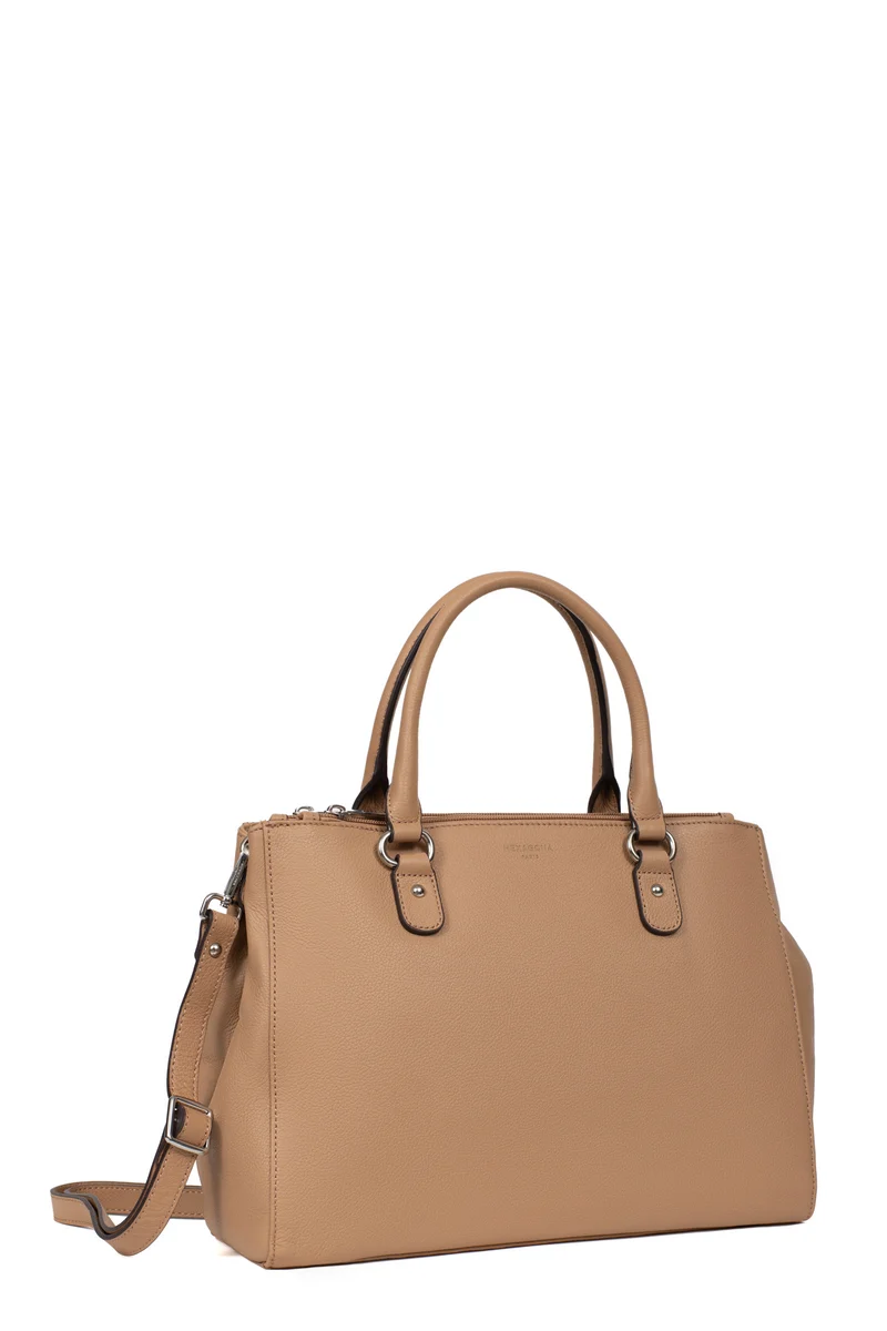 Sac porté main 2 poignées - A4 - Cuir