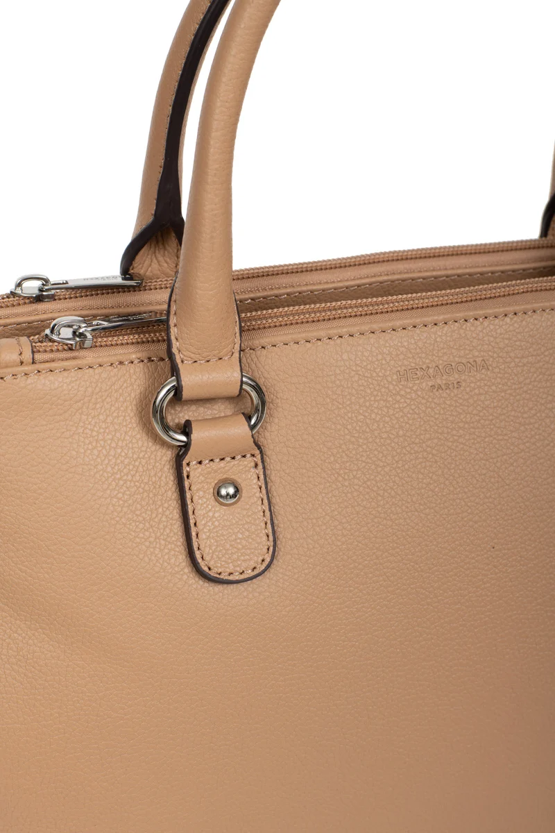 Sac porté main 2 poignées - A4 - Cuir