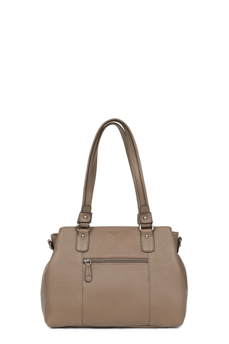 Sac porté épaule 2 anses - Cuir