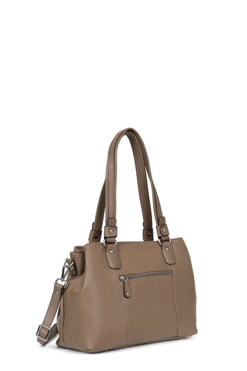 Sac porté épaule 2 anses - Cuir