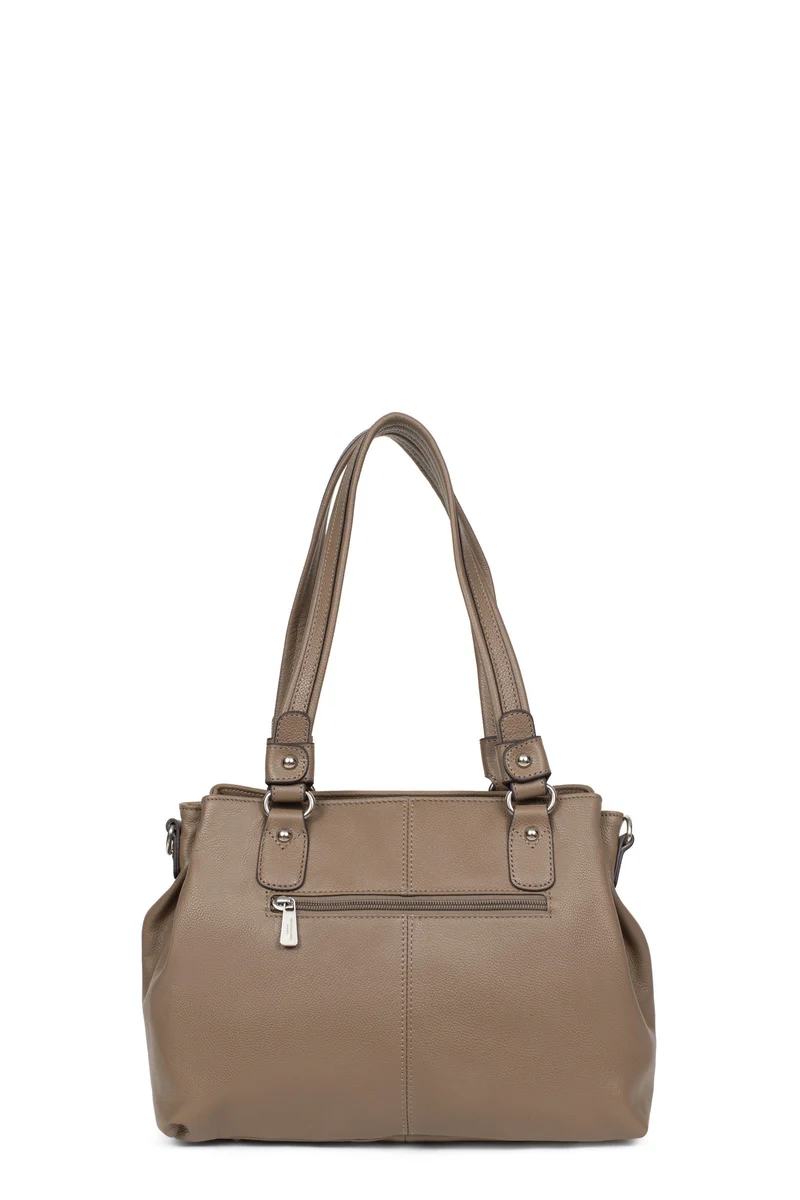 Sac porté épaule 2 anses - Cuir