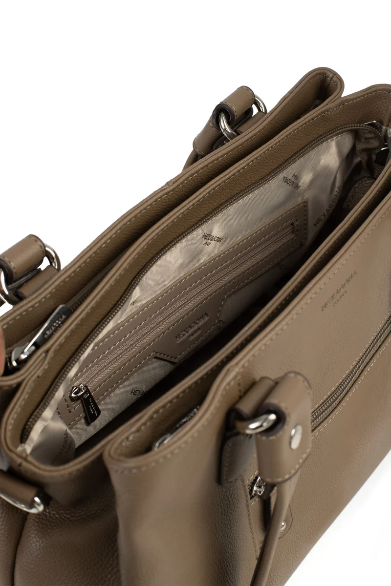 Sac porté épaule 2 anses - Cuir