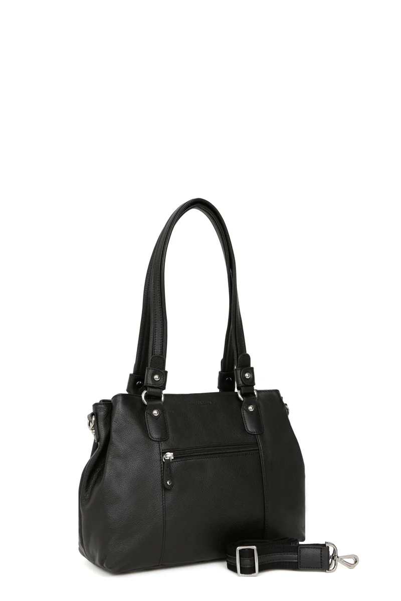 Sac porté épaule 2 anses - Cuir