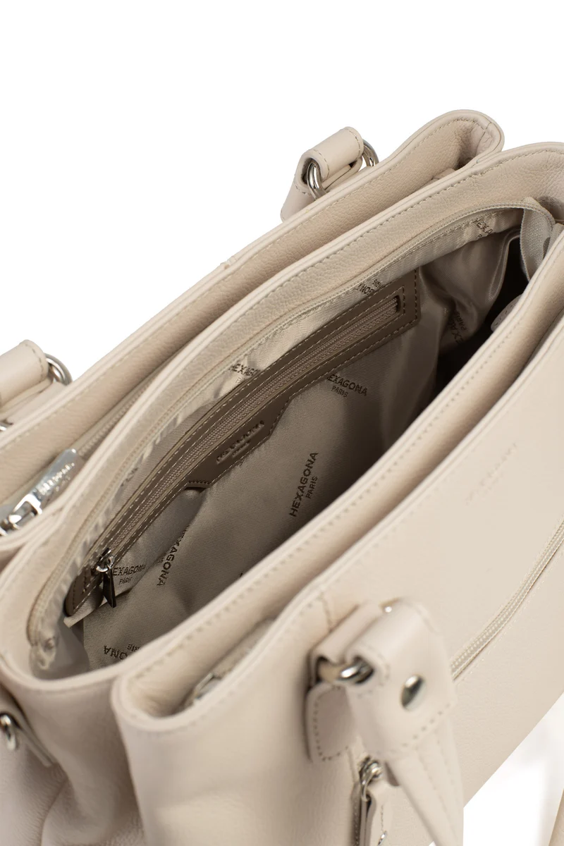 Sac porté épaule 2 anses - Cuir