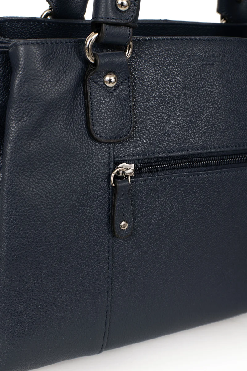Sac porté épaule 2 anses - Cuir